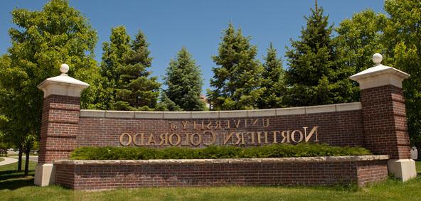 University of Northern Colorado Front Gate